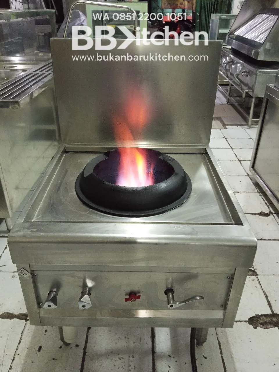Kompor Kwalirange 1 Tungku Haigh Pressure Ukuran 70x75x75 - Image 2