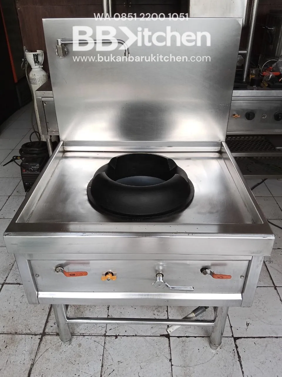 Kompor Kwalirange 1 Tungku High Pressure Ukuran 80x75x75