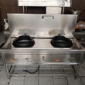 Kompor Kwalirange 2 Tungku Haigh Pressure Ukuran 150x70x75