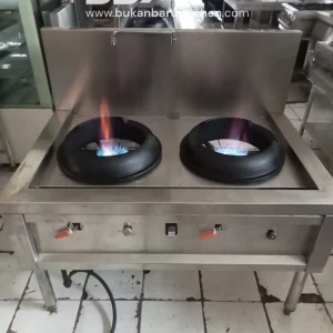 Kompor Kwalirange 2 Tungku High Pressure Ukuran 120x80x75