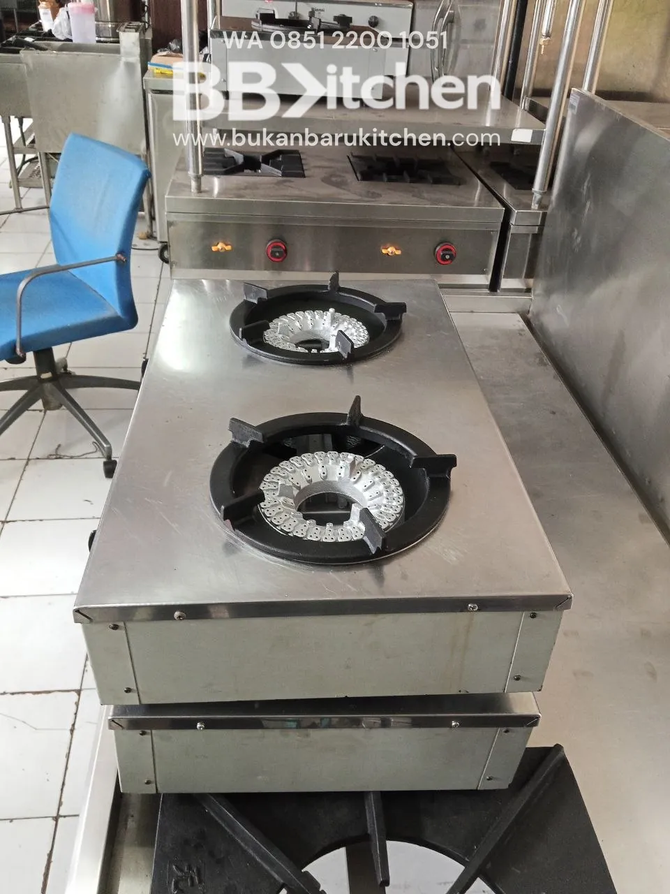 Kompor Rinnai 2 Tungku Low Pressure Uk 75x46x16 - Image 5