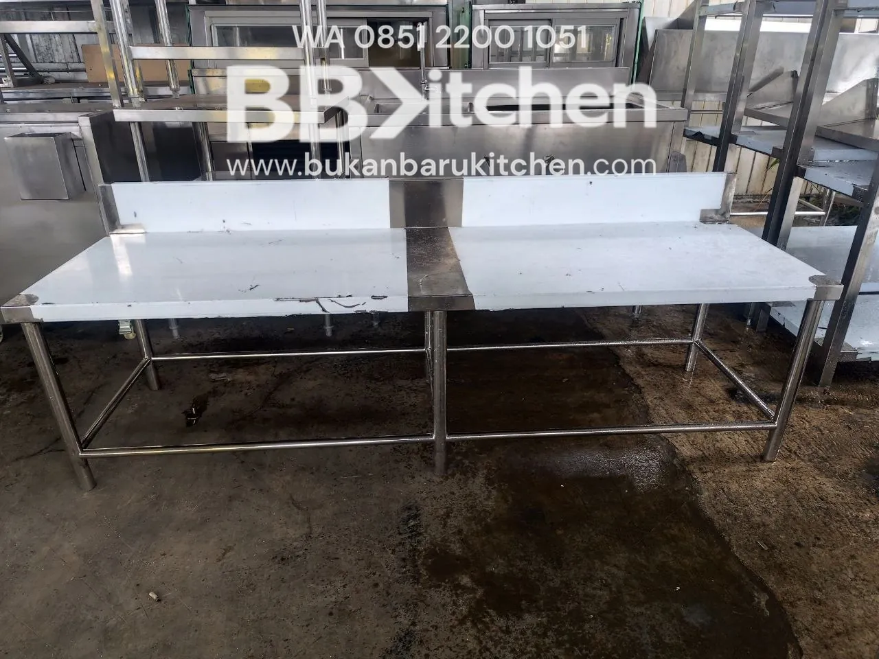 Kompor Stainless Steel Baru 195 cm x 60 cm x 60 cm - Image 3