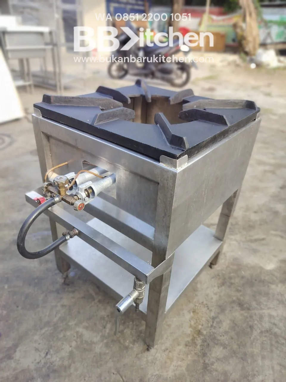 Kompor Stocpot 50L Tinggi 73cm - Ideal untuk Restoran dan Katering - Image 4