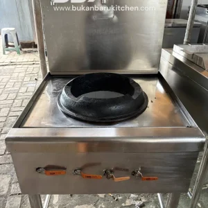 Kompor Wok 1 Tungku Ukuran 70x75x75