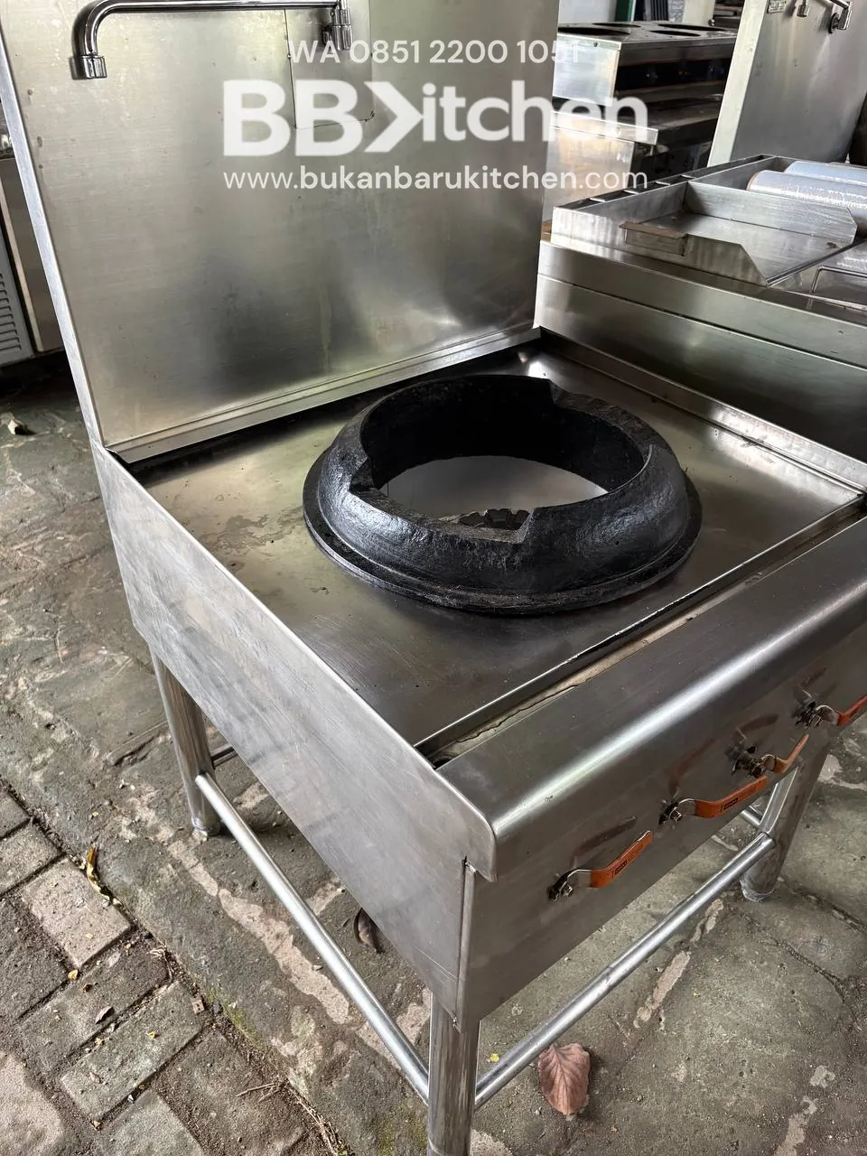 Kompor Wok Kwalirange 1 Tungku Ukuran 70x75x75 - Image 2