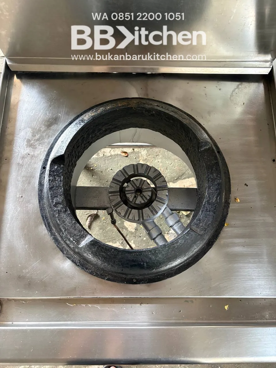 Kompor Wok Kwalirange 1 Tungku Ukuran 70x75x75 - Image 4