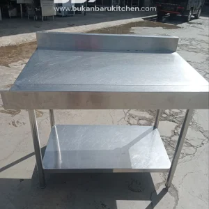 Meja 2 Susun Backsplash Custom Ukuran P 100 L 76 T 85