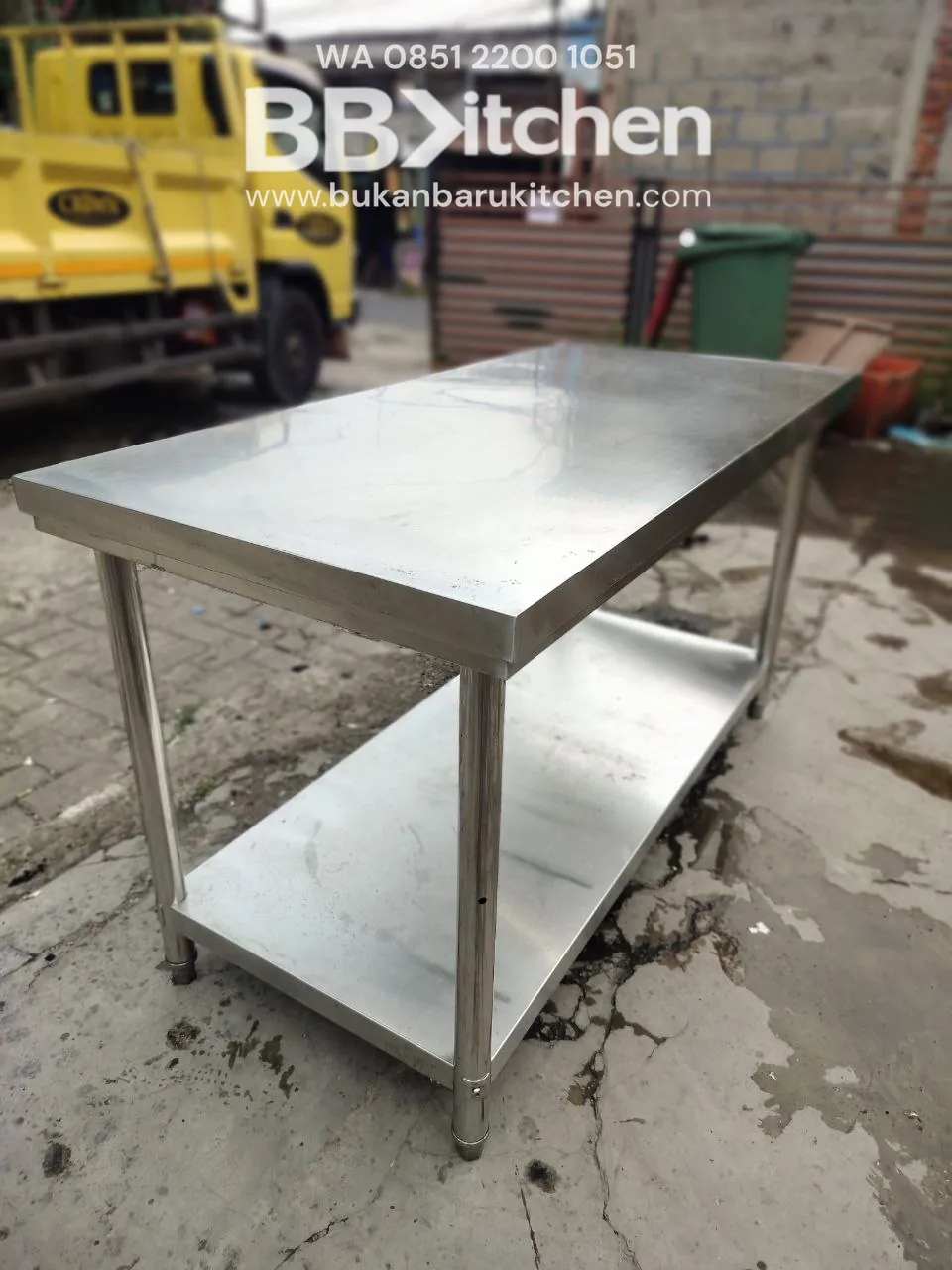 Meja 2 Susun Knock Down Mutu Ukuran P 150 L 70 T 85 - Image 3