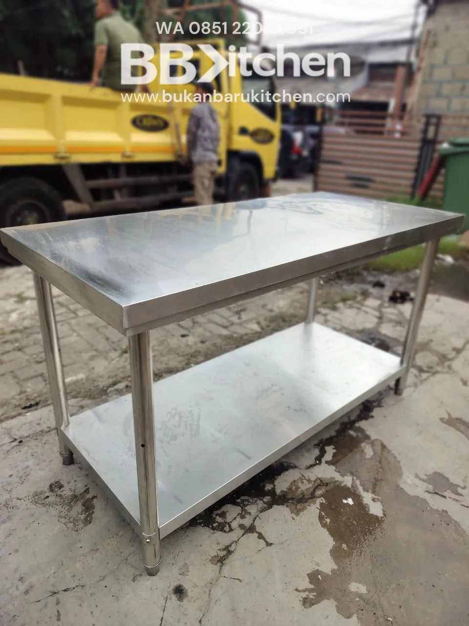 Meja 2 Susun Knock Down Mutu Ukuran P 150 L 70 T 85 - Image 4