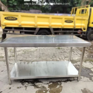 Meja 2 Susun Knock Down Mutu Ukuran P 150 L 70 T 85