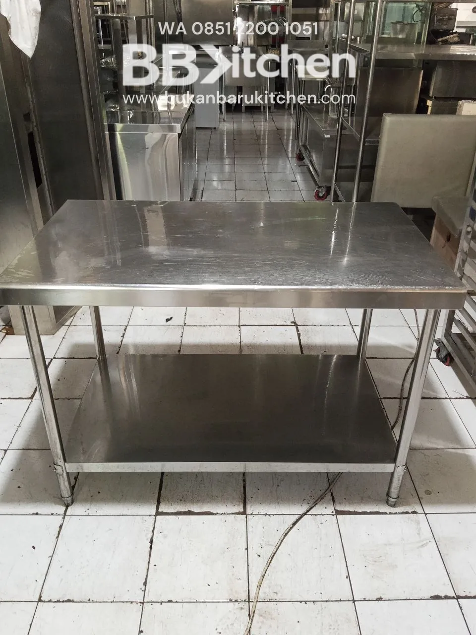 Meja 2 Susun Kris Chef Ukuran 120x70x85
