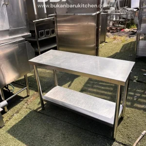 Meja 2 Susun Stainless 100x40x70