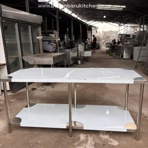 Meja 2 Susun Stainless 200x75x85
