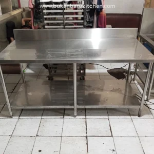Meja 2 Susun Stainless Ukuran 180x80x85