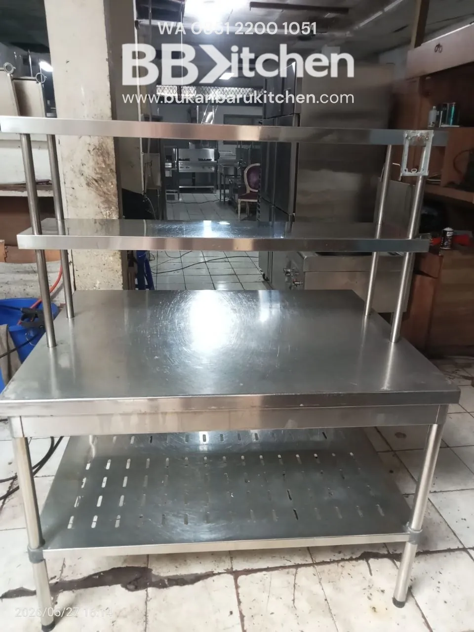 Meja 2 Susun Upper Getra Ukuran 120x90x85