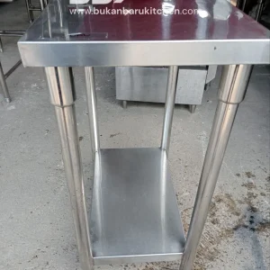 Meja Bumbu 2 Susun Stainless P60 L40 T85
