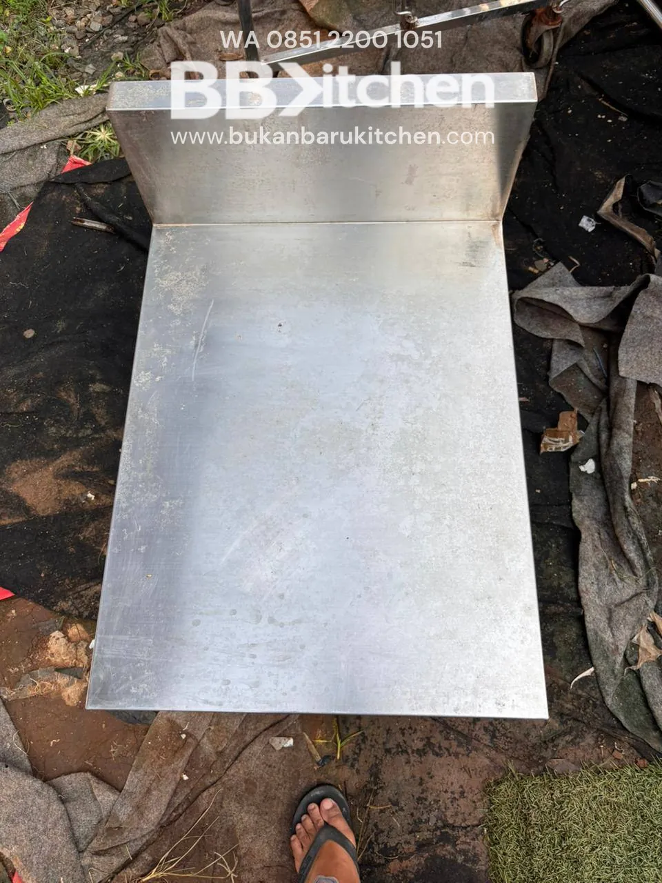 Meja Bumbu Stainless 2 Susun Ukuran 50x70x50 - Image 4