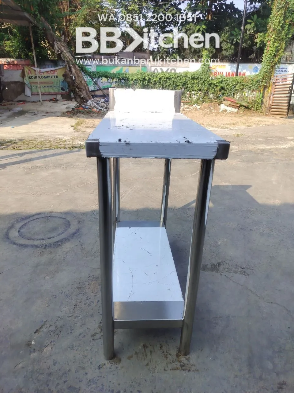 Meja Bumbu Stainless Steel Ukuran P 35cm L 80cm T 85cm - Image 4