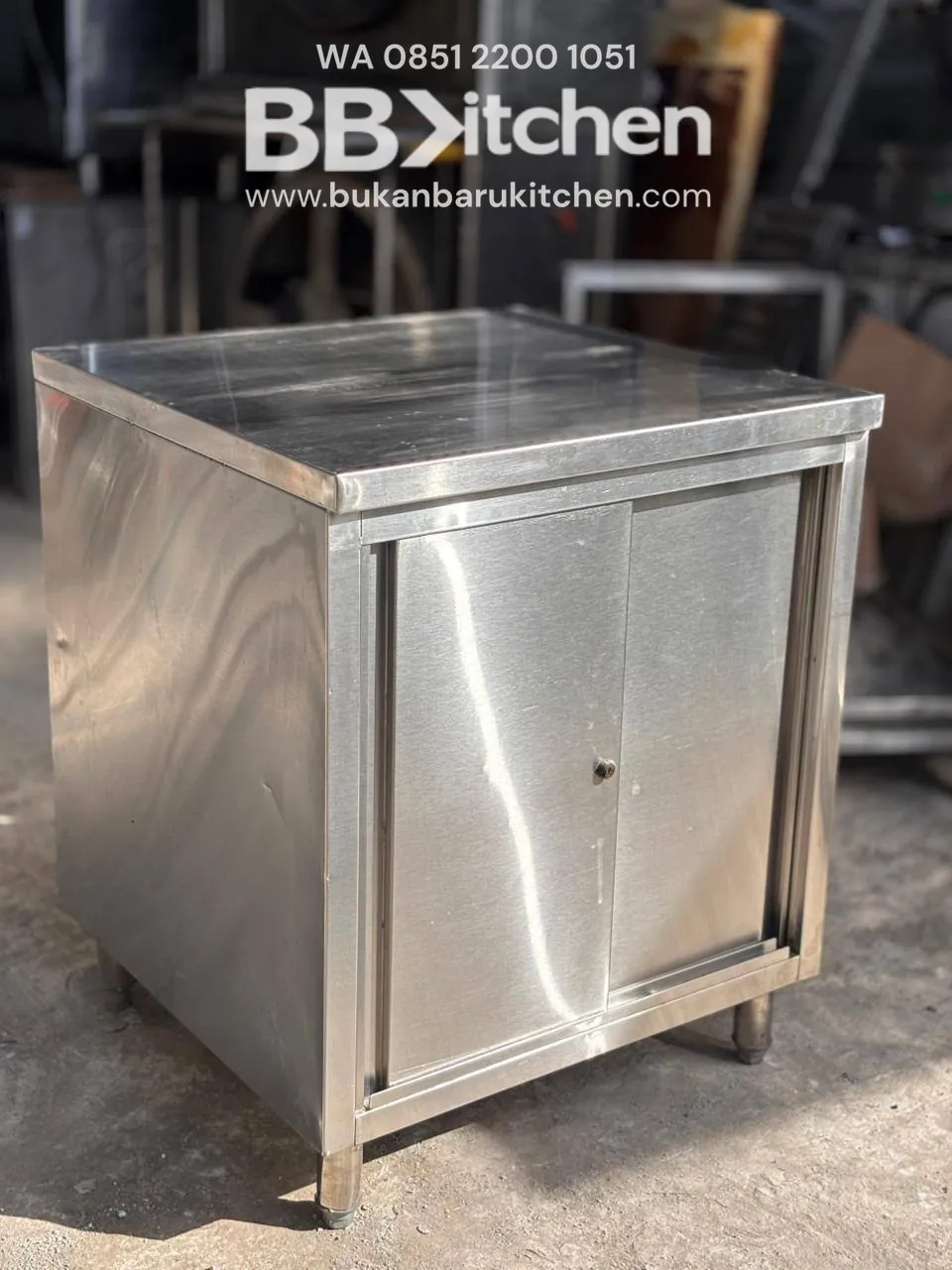 Meja Kabinet Pintu Sliding 75x72x90 - Image 4