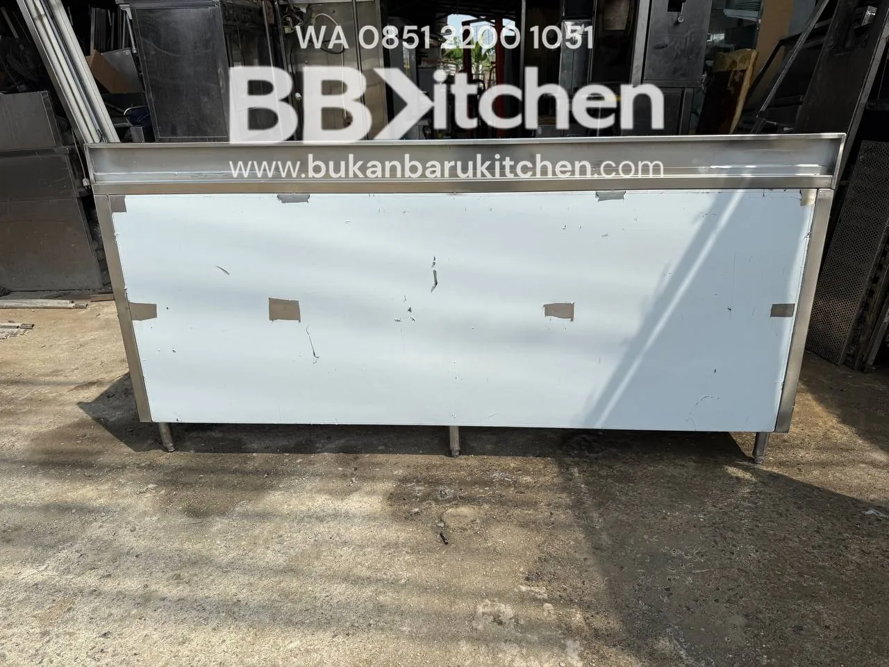 Meja Kabinet Stainless Custom - BBKitchen - Image 2