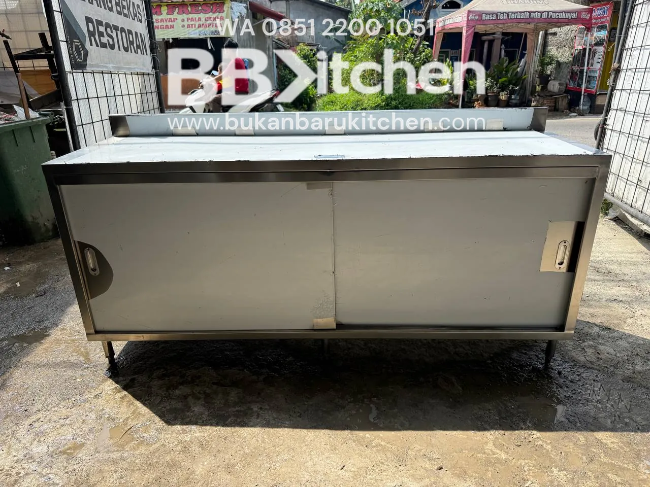 Meja Kabinet Stainless Custom - BBKitchen - Image 3