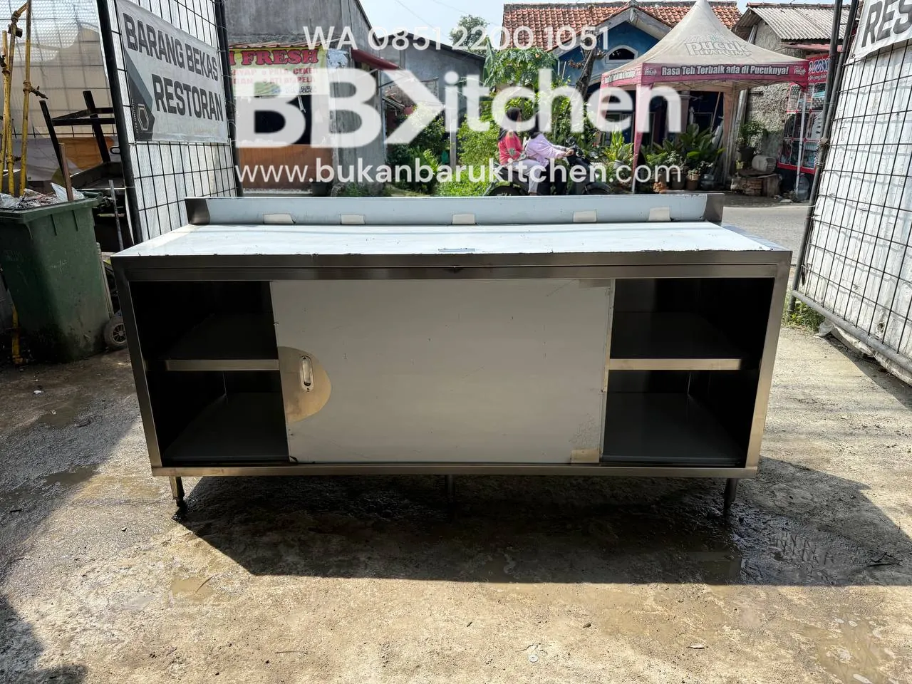 Meja Kabinet Stainless Custom - BBKitchen - Image 6