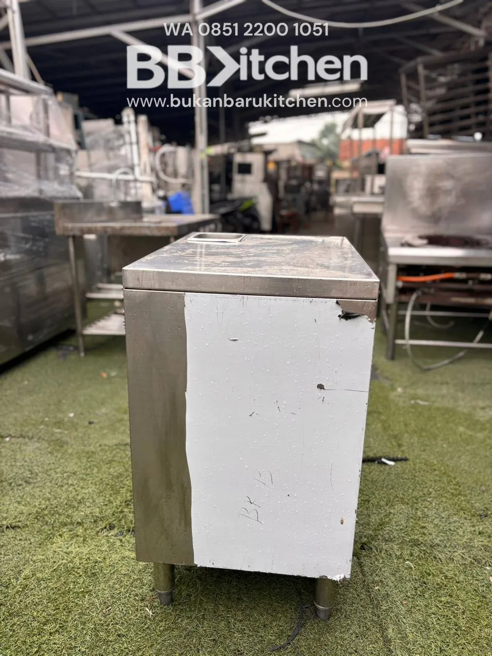Meja Kabinet Stainless Ukuran 50x70x85 - Image 3