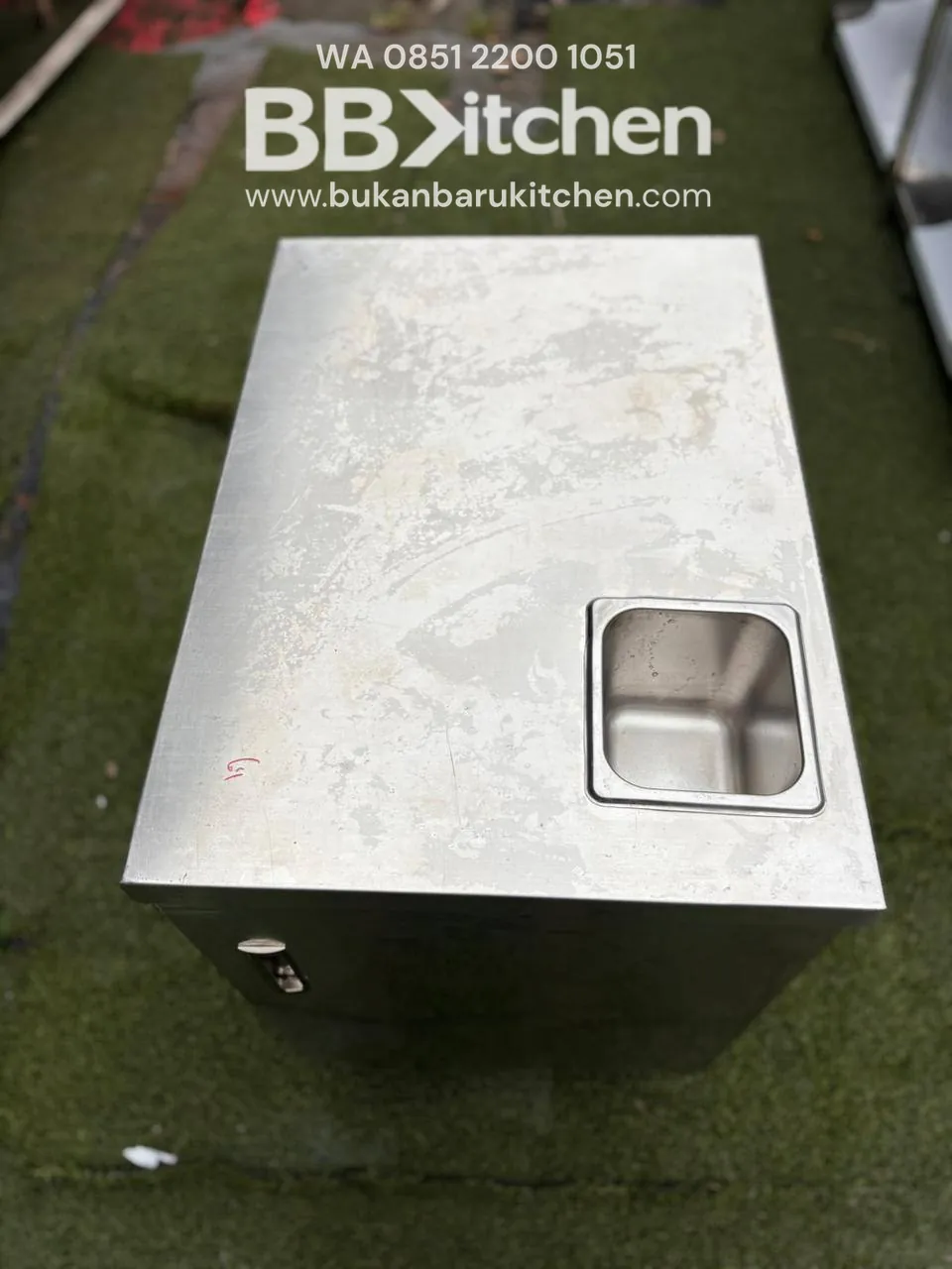 Meja Kabinet Stainless Ukuran 50x70x85 - Image 5