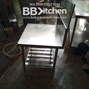 Meja Kompor 2 Susun Becksples dengan Kaca Ukuran 75x60x63
