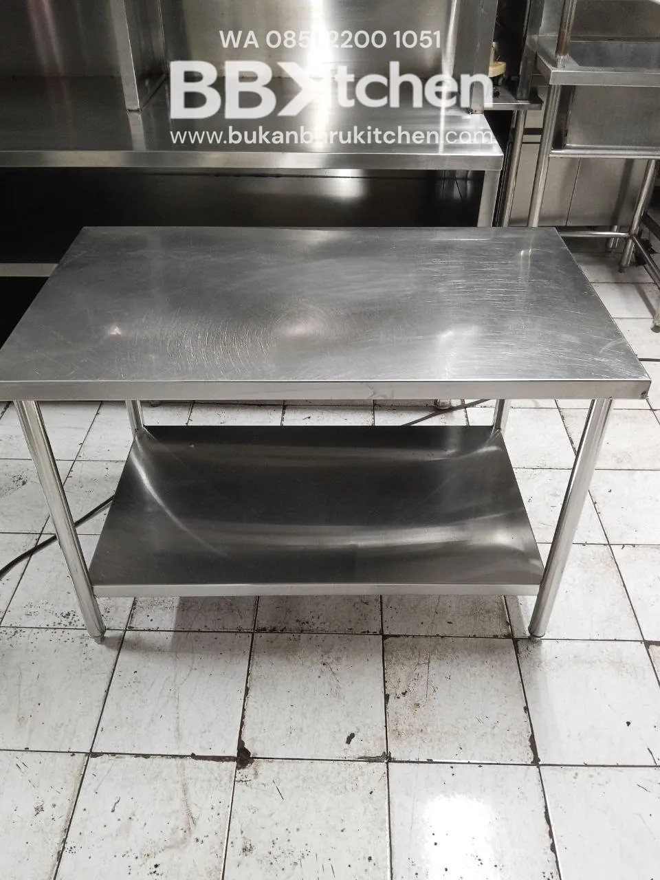Meja Kompor 2 Susun Ukuran 110x65x75