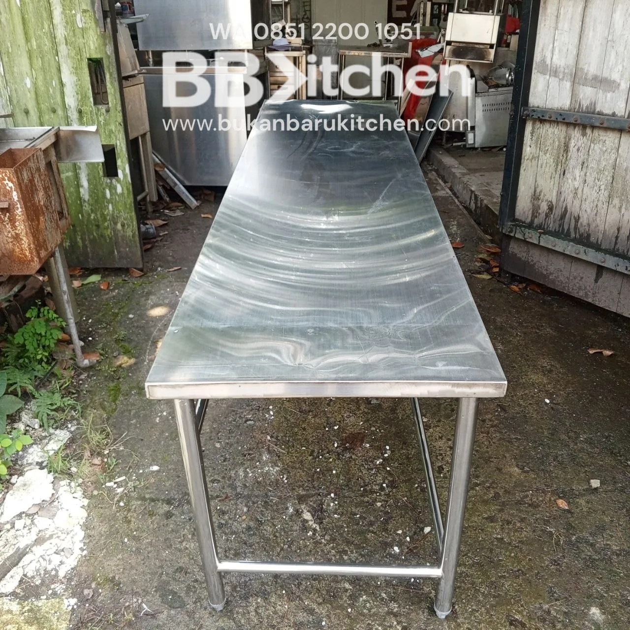 Meja Kompor Stainless 228x62x68 - Bekas - Image 5