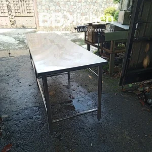 Meja Kompor Stainless 228x62x68 - Bekas