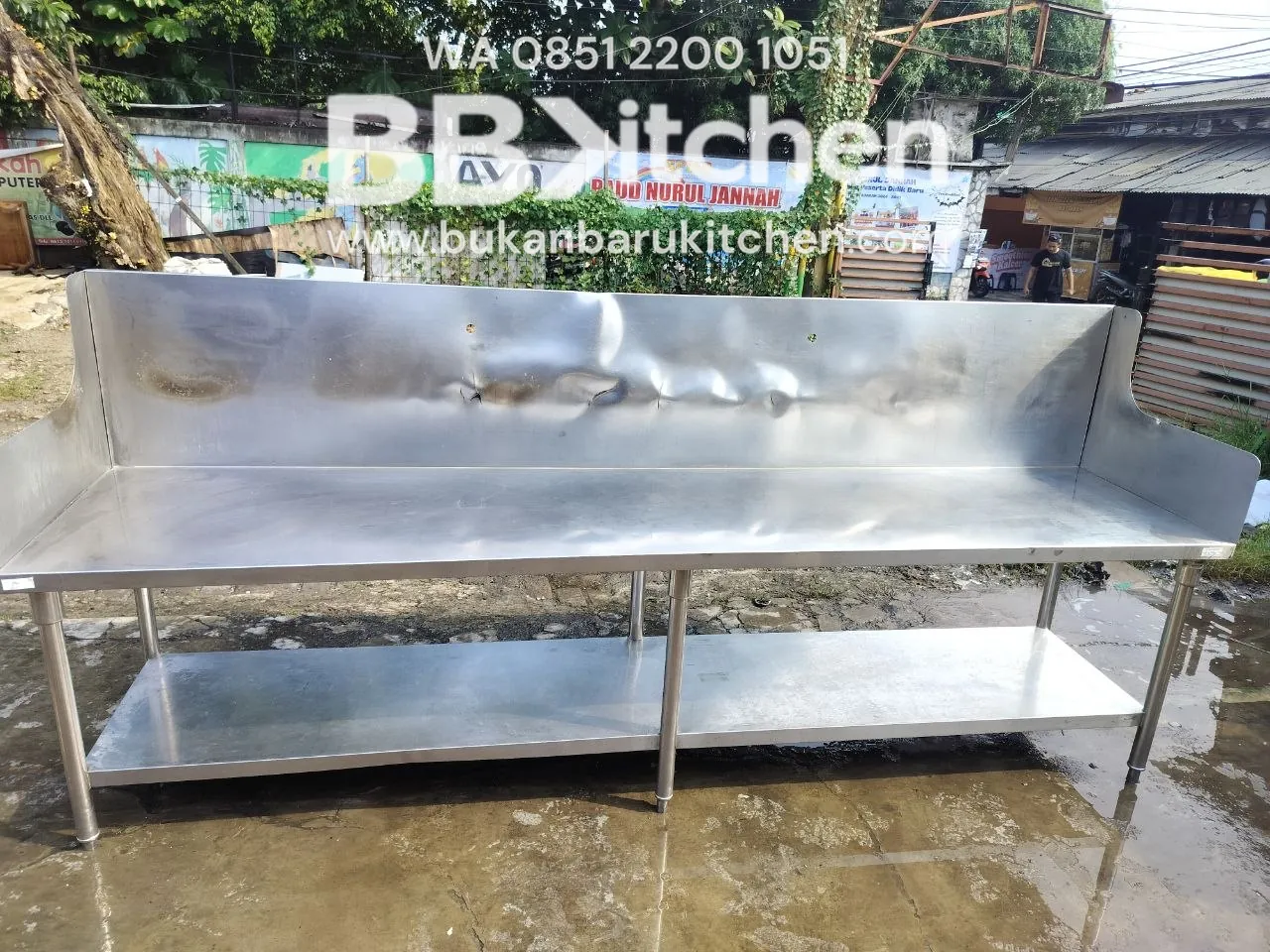 Meja Kompor Stainless Steel Ukuran P250 L60 T65 - Image 4