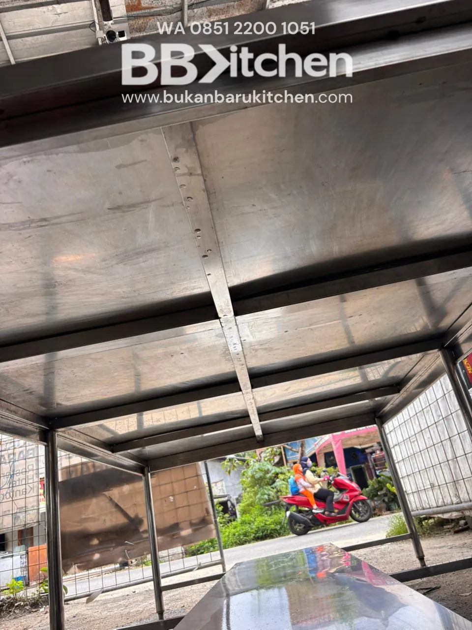 Meja Prepare 2 Susun Jumbo Ukuran 315x170x95 - Image 7