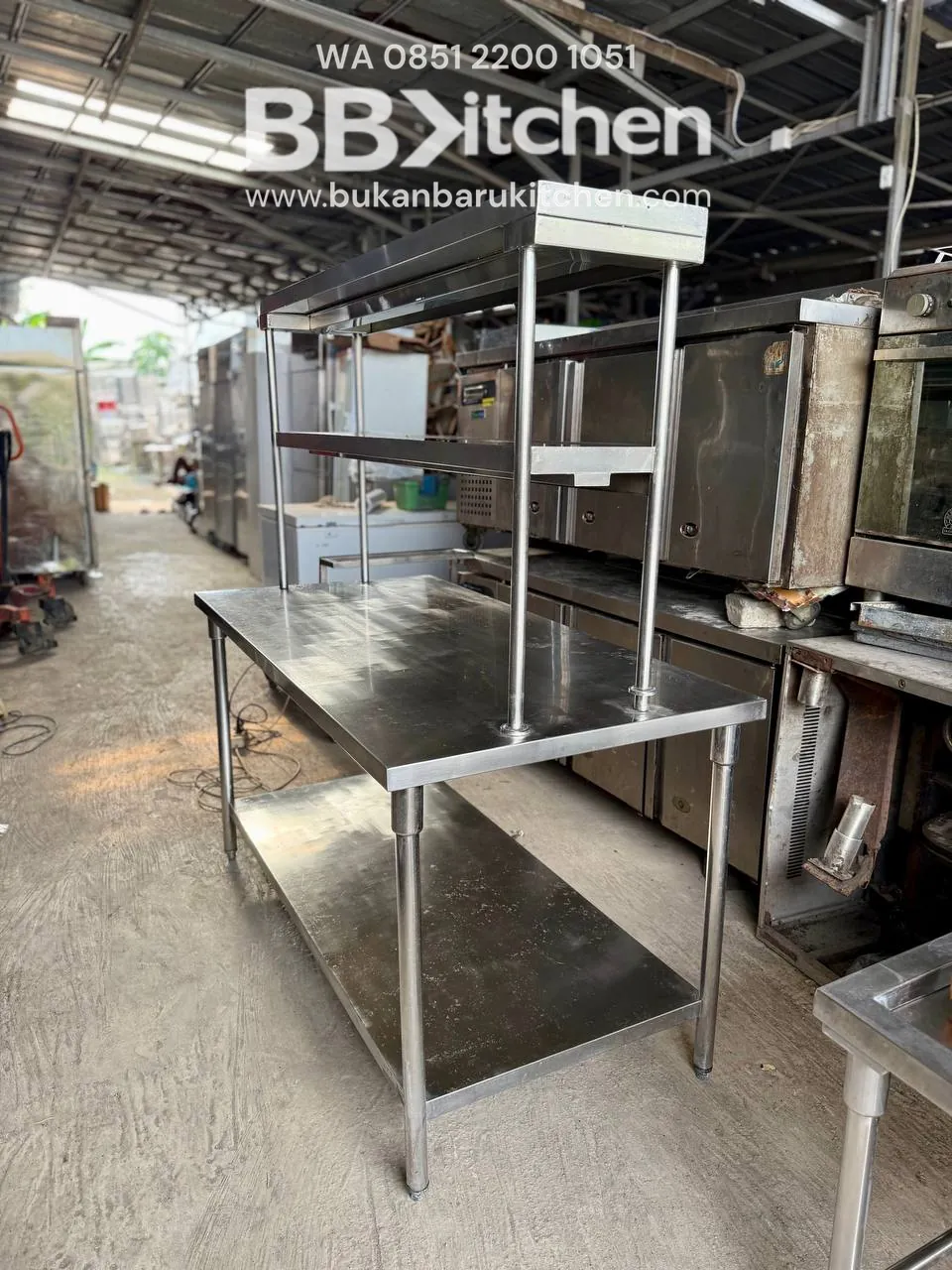 Meja Prepare 2 Susun Plus Upper 150x75x83 - Image 3