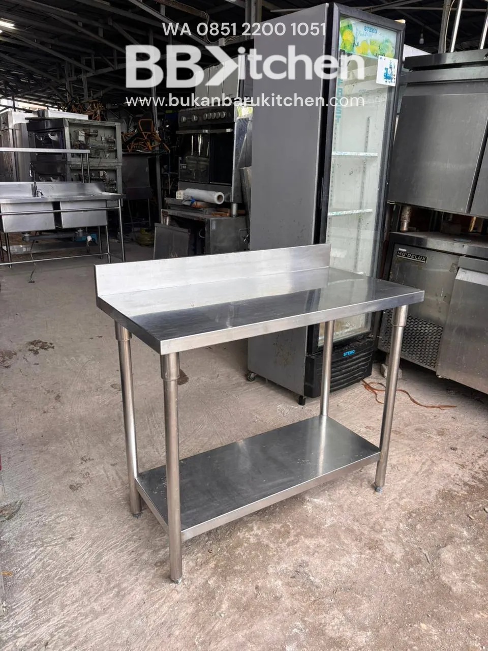 Meja Prepare 2 Susun Ukuran 100x50x85 - Image 2
