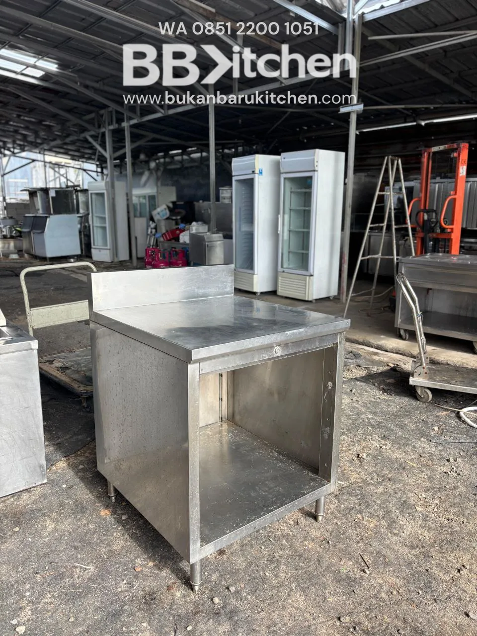 Meja Prepare 2 Susun Ukuran 70x75x85 - Image 2