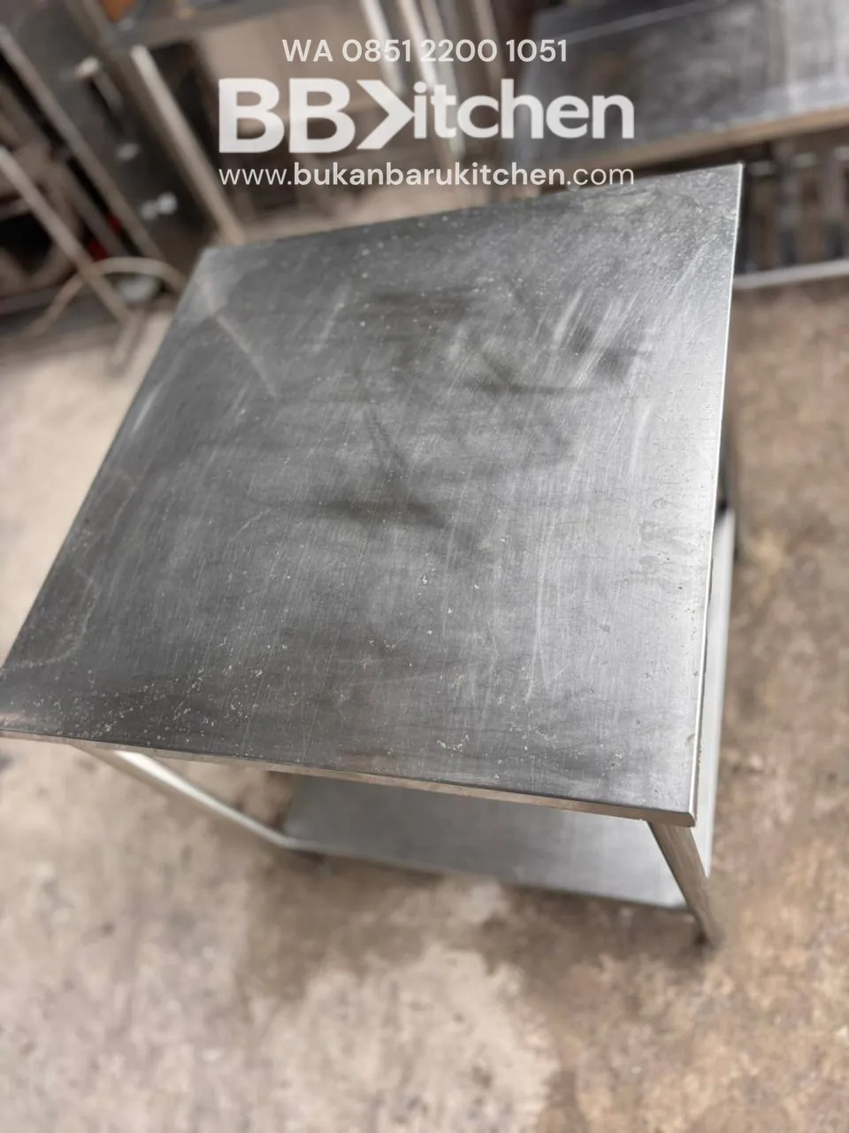 Meja Prepare 2 Susun Ukuran 80x80x85 - Image 4