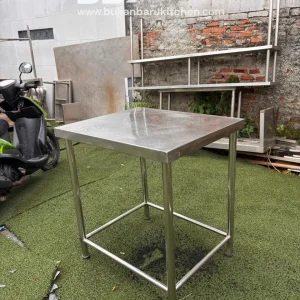 Meja Stainless 1 Susun 70x60x85 untuk Dapur Komersial