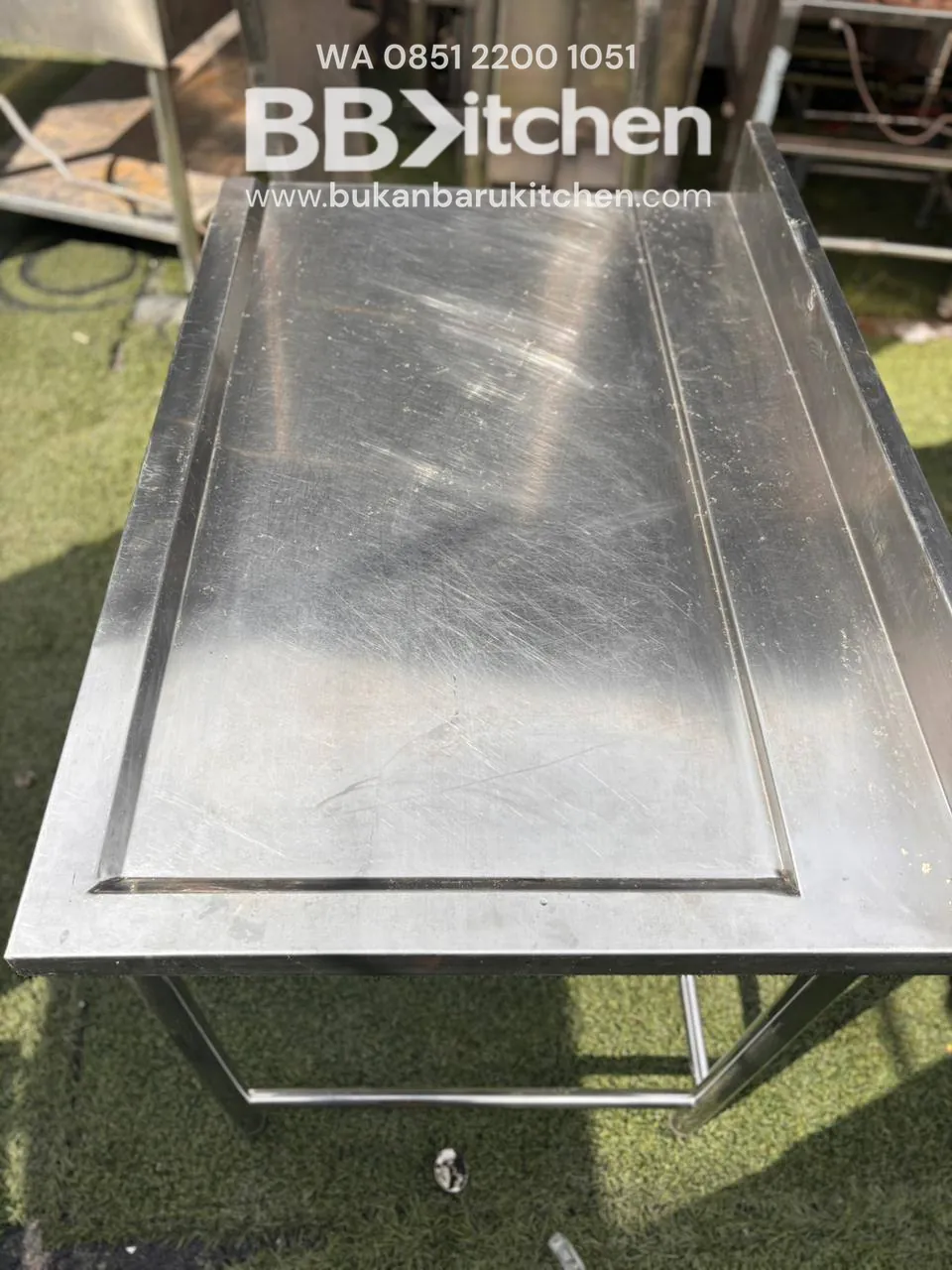 Meja Stainless 1 Susun Ukuran 110x75x85 - Image 4