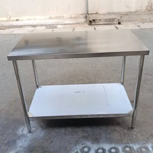 Meja Stainless 2 Susun Ukuran 112x64x85