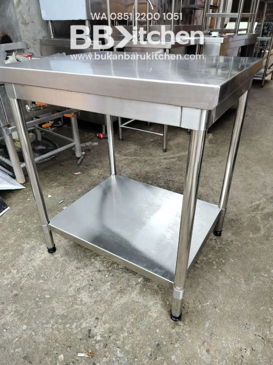 Meja Stainless 2 Susun Ukuran P 75 L 60 T 85 - Image 3