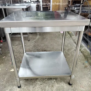 Meja Stainless 2 Susun Ukuran P 75 L 60 T 85