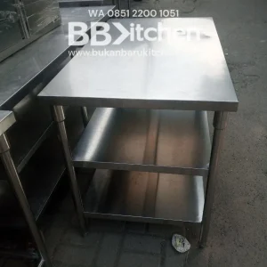 Meja Stainless 3 Susun P 120 x L 70 x T 85 cm