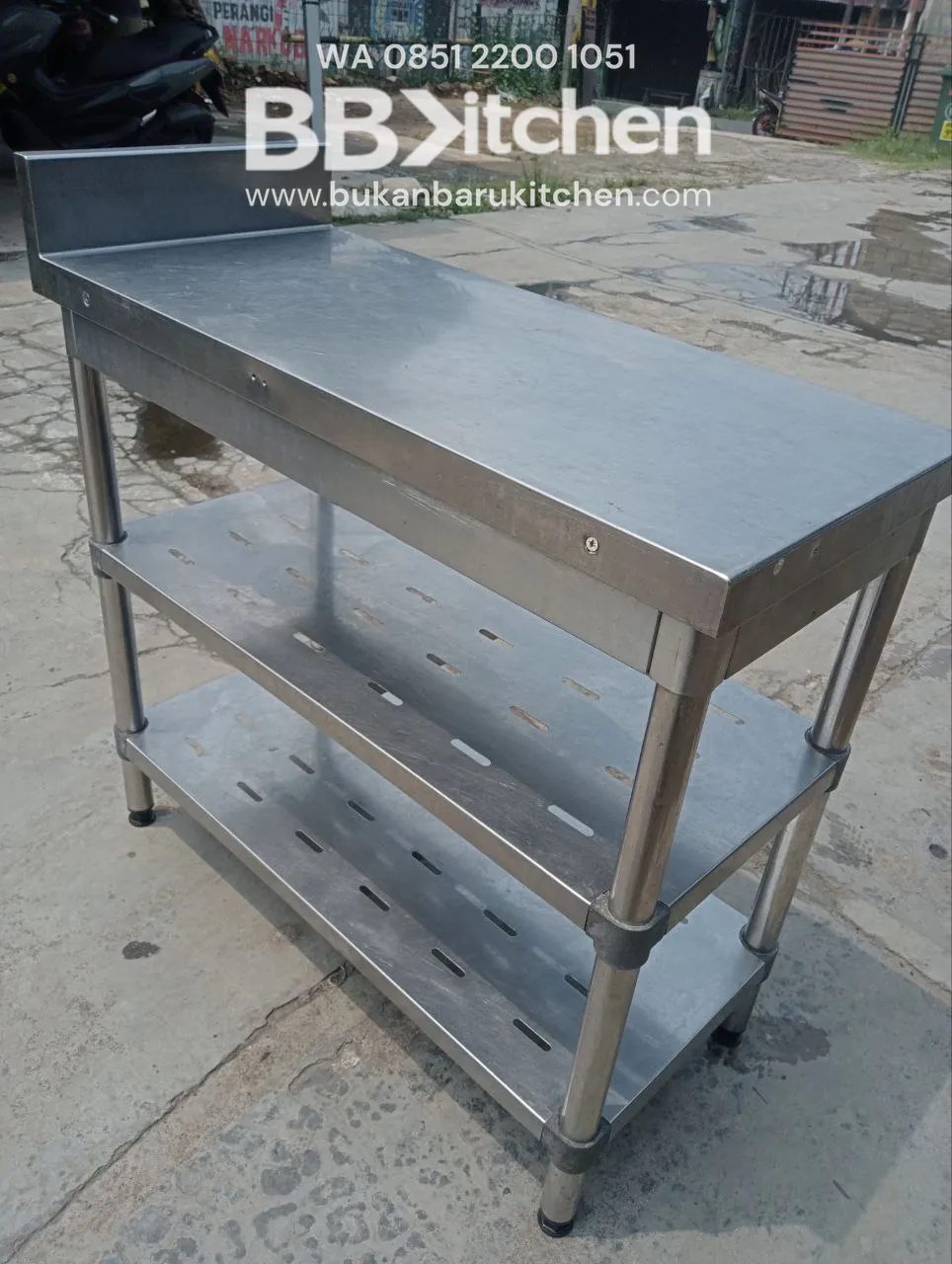 Meja Stainless 3 Susun P90 L40 T81 - Image 2