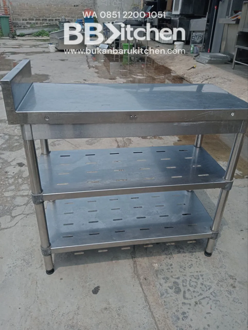 Meja Stainless 3 Susun P90 L40 T81