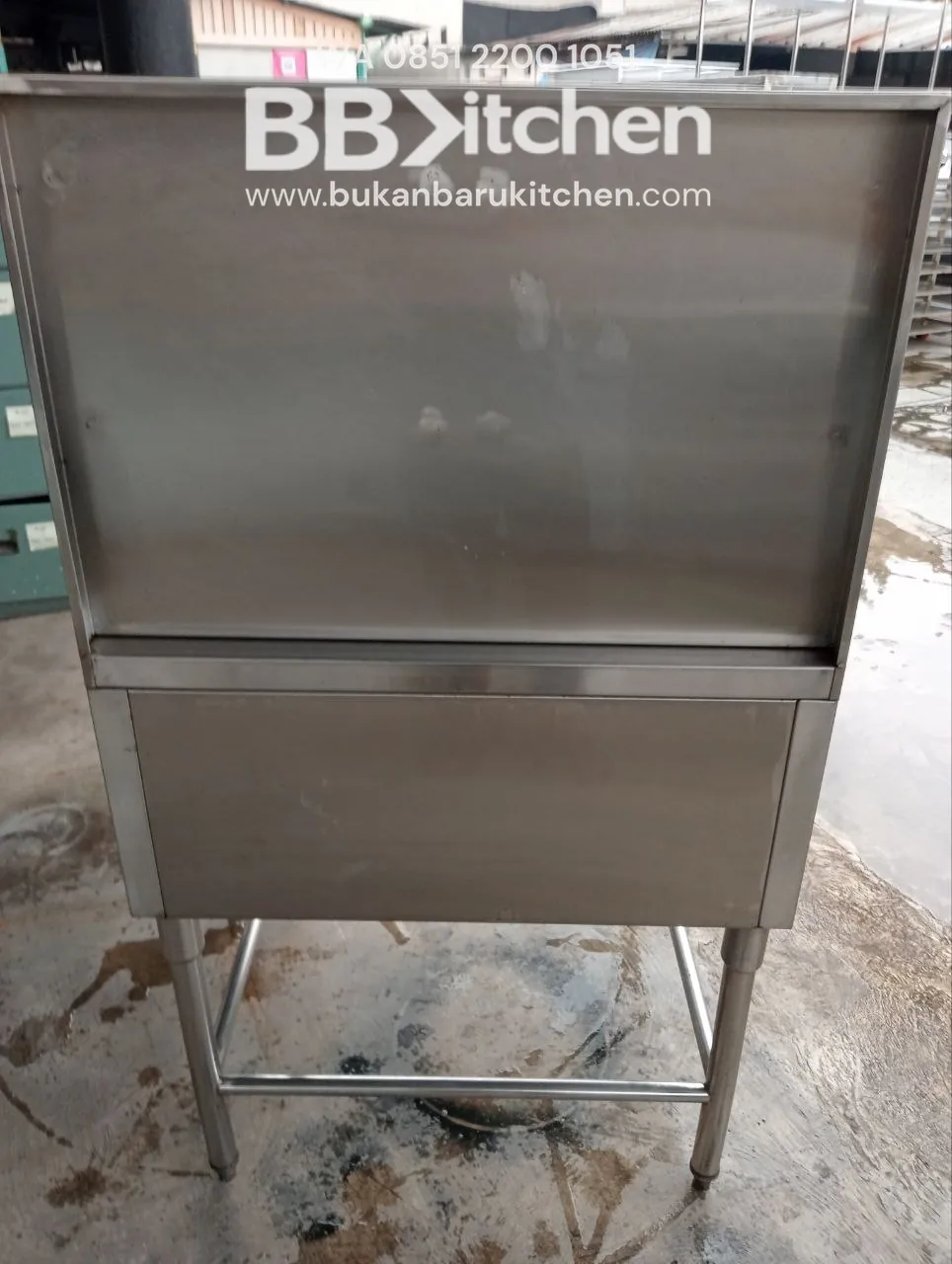 Meja Stainless Custom Ukuran 75x75x85 cm - Image 7