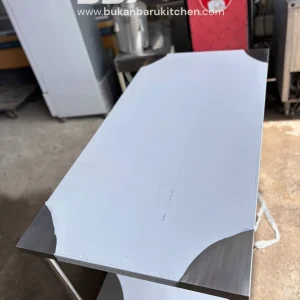Meja Stainless Steel 2 Susun Ukuran 150x75x85