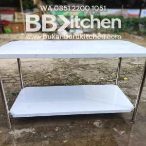 Meja Stainless Steel 2 Susun Ukuran P 150 L 70 T 85