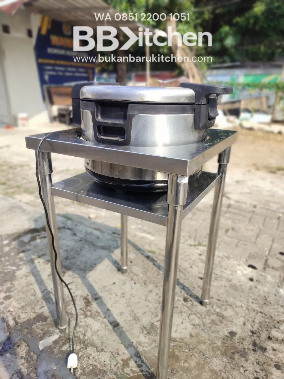 Meja Stainless Steel untuk Rice Cooker P55 L55 T85 - Image 2